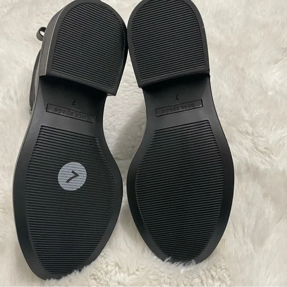 Kate Spade NY Chelsea Black Ankle Rain Rubber Boots w/ Bow NWOB Size 7 & Size 8 - Picture 5 of 7